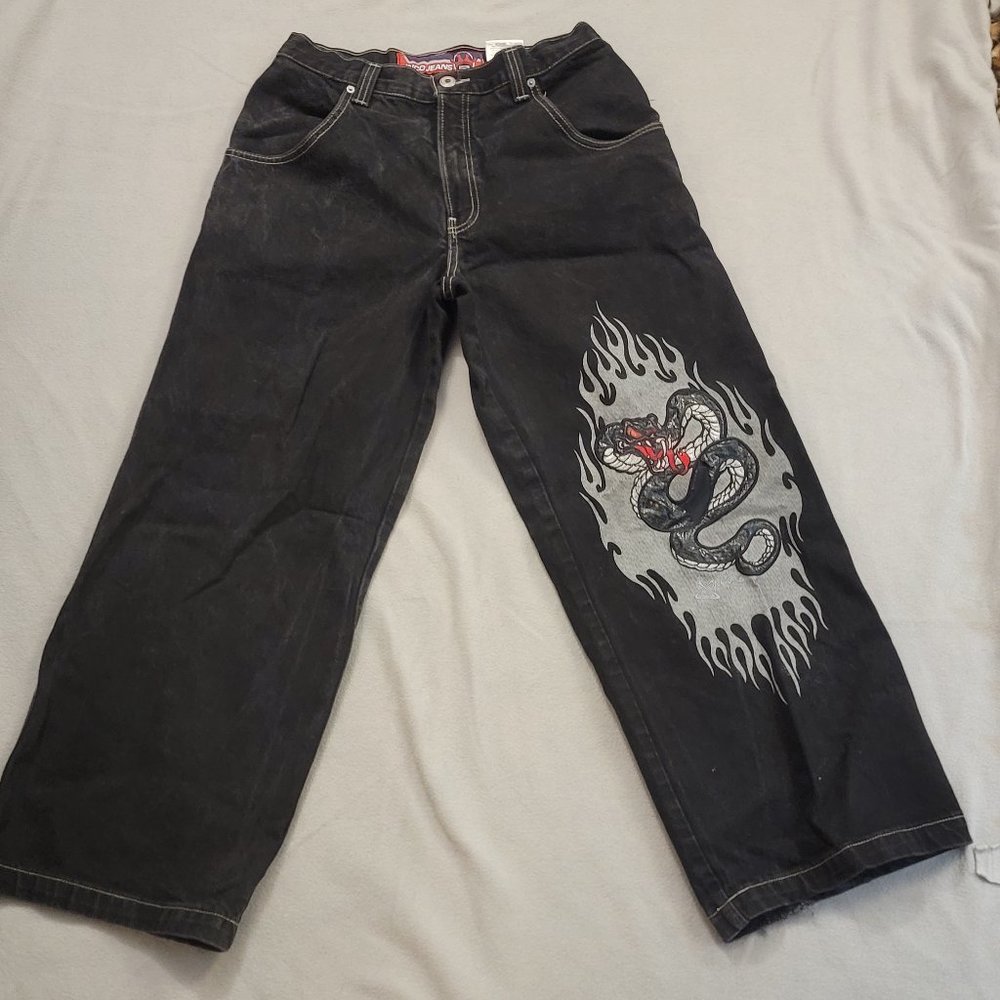 The UndeniablReMix- Vintage JNCO JEANS (Like New) cobra design (Jan 31st update)
